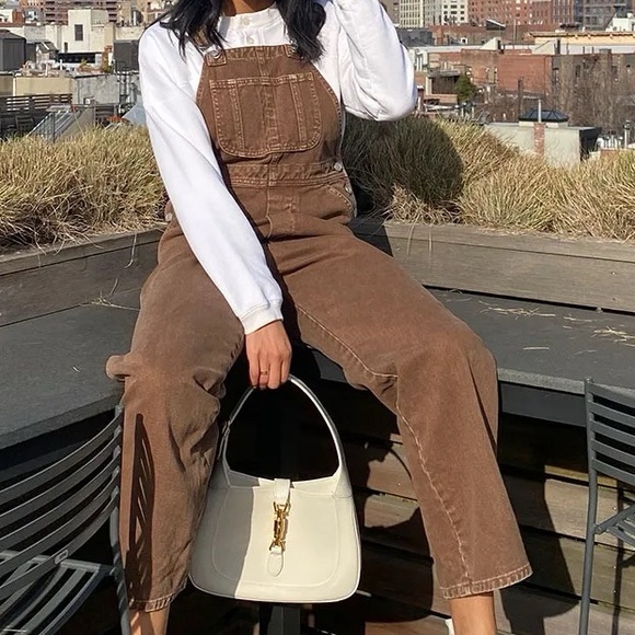 Lisa Says Gah Denim - Lisa Says Gah brown Women's Jeans Overalls